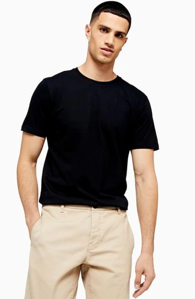 Topman 3-pack Classic Fit Crewneck T-shirts In Black