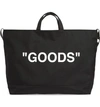 OFF-WHITE QUOTE CANVAS TOTE,OMNA054E195210571001