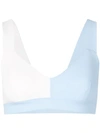 Vaara Elsa Bicolour Sports Bra In Blue