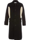 JW ANDERSON KNIT INSERT BELTED COAT