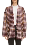 ISABEL MARANT TWEED JACKET,VE1125-19A008I