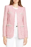 REBECCA TAYLOR SILK TWEED JACKET,419547J911