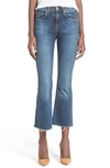 RAG & BONE /JEAN HIGH RISE RAW EDGE CROP FLARE JEANS,W1594K520PAZ