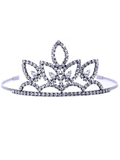 Saint Laurent Crown In Silver