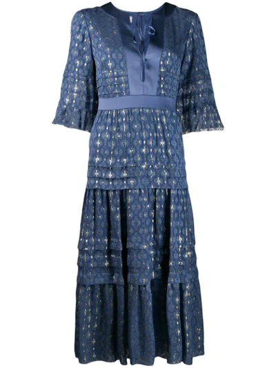 Temperley London Suki Day Dress - 蓝色 In Blue