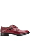 ETRO CROSS STRAP LACE-UP SHOES