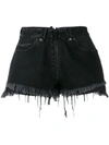 BEN TAVERNITI UNRAVEL PROJECT RIPPED DENIM SHORTS