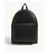 HUGO BOSS Crosstown logo embossed leather backpack