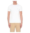 Tommy Hilfiger Brand-embroidered Regular-fit Stretch-cotton Jersey T-shirt In Classic White