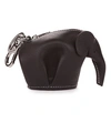 Loewe Elephant Leather Coin Purse In Black/white