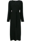 NORMA KAMALI BOYFRIEND LONGSLEEVED DRESS