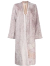 Forte Forte Draped Cardi-coat In Pink