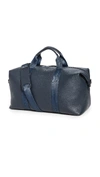 TED BAKER HOLDING LEATHER DUFFEL BAG