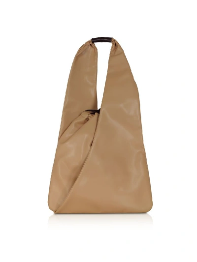 Mm6 Maison Margiela Mm6 Maison Martin Margiela Japanese Drawstring Shoulder Bag In Camel