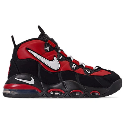 Nike Men's Air Max Uptempo '95 Basketball Shoes In Black/red