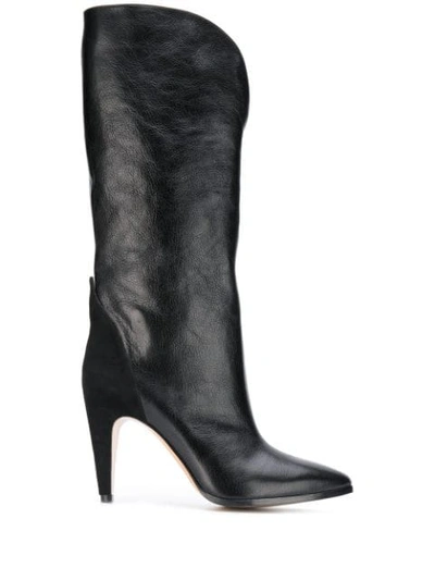 Givenchy Gv3 Leather Boots In Black