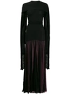 JW ANDERSON BELTED SCARF MAXI DRESS