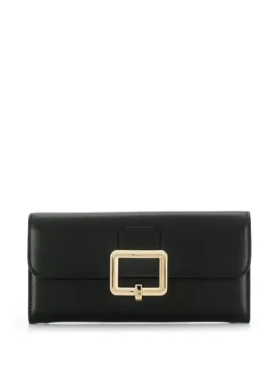 Bally Jinney Smooth Leather Continental Wallet In Black