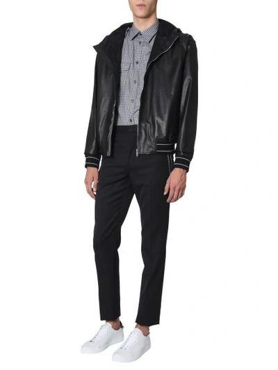 Givenchy Leather Jacket In Black