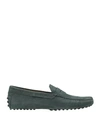 Tod's Loafers In Green