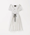 VIVIENNE WESTWOOD Short Sleeve Saturday Dress Optical White