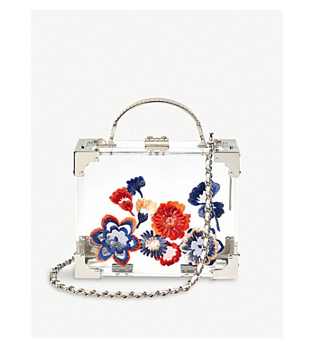 transparent clutch bag