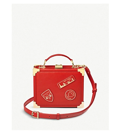 Aspinal Of London Mini Trunk Leather Clutch Bag