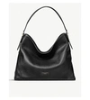 ASPINAL OF LONDON ASPINAL OF LONDON WOMENS BLACK SMALL 'A' LEATHER HOBO BAG,12950118