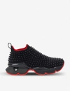 Christian Louboutin Spike Sock Donna Studded Neoprene Sneakers