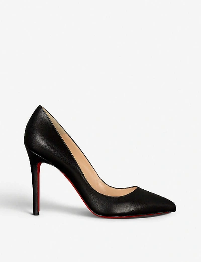 Christian Louboutin Womens Black Pigalle 100 Leather Courts Eur 35 / 2 Uk