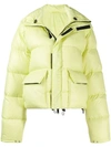 Ben Taverniti Unravel Project Regular Puffer Jacket In Green