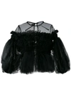 MOLLY GODDARD ruffled tulle blouse