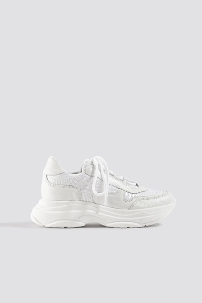 Na-kd Leather Chunky Trainers - White