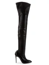 CHRISTIAN LOUBOUTIN Eloux Over-The-Knee Stretch Leather Boots