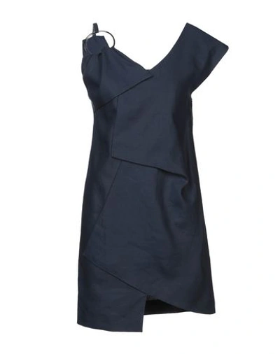 Jacquemus Short Dress In Dark Blue