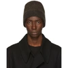 RICK OWENS BROWN MEDIUM FISHERMAN BEANIE