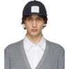 THOM BROWNE THOM BROWNE NAVY LOGO BASEBALL CAP