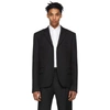 RANDOM IDENTITIES RANDOM IDENTITIES BLACK BUTTONLESS BLAZER