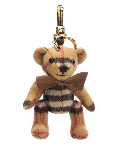 Burberry Thomas Bear Key Charm In Multi