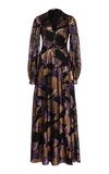 TEMPERLEY LONDON KITTY METALLIC MAXI DRESS,763971