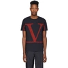 VALENTINO VALENTINO NAVY VLOGO T-SHIRT