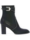 GIVENCHY STUDDED ANKLE BOOT BLACK,BE601EE00C