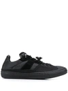 MAISON MARGIELA SPLICED LOW TOP SNEAKERS BLACK,S37WS0480 P2422 PF19