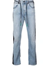 OFF-WHITE Side panel jeans,OMYA025R19C32021