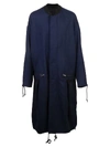 Haider Ackermann Military Parka In Blue