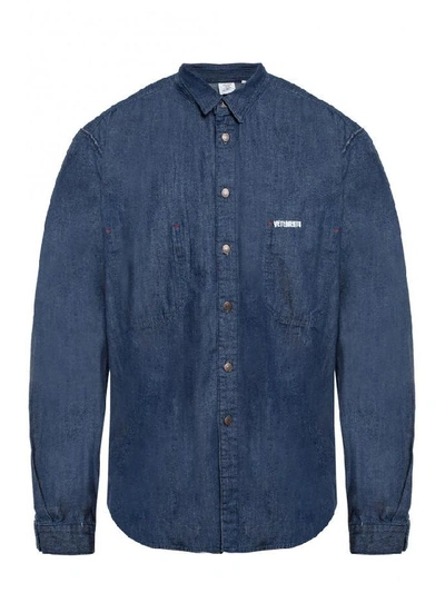 Vetements X Levi's Denim Shirt Light Blue