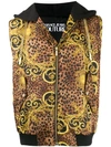 VERSACE JEANS COUTURE PATTERNED SLEEVELESS JACKET