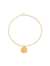 ALIGHIERI ALIGHIERI THE UNSPOKEN TRUST ANKLET - GOLD