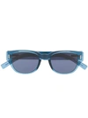 Dior Men's Fraction Square Sunglasses, 51mm In Schwarz