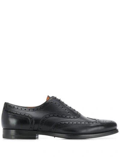 Santoni Classic Brogues - 黑色 In Black